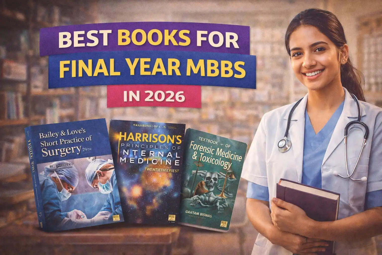 Best Books for Final Year MBBS in 2026