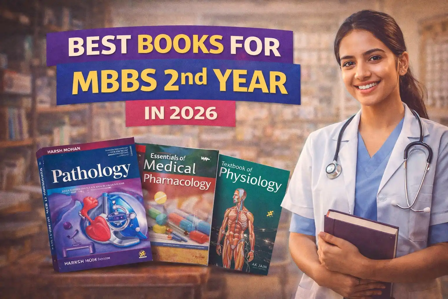 Best Books for MBBS 2nd Year