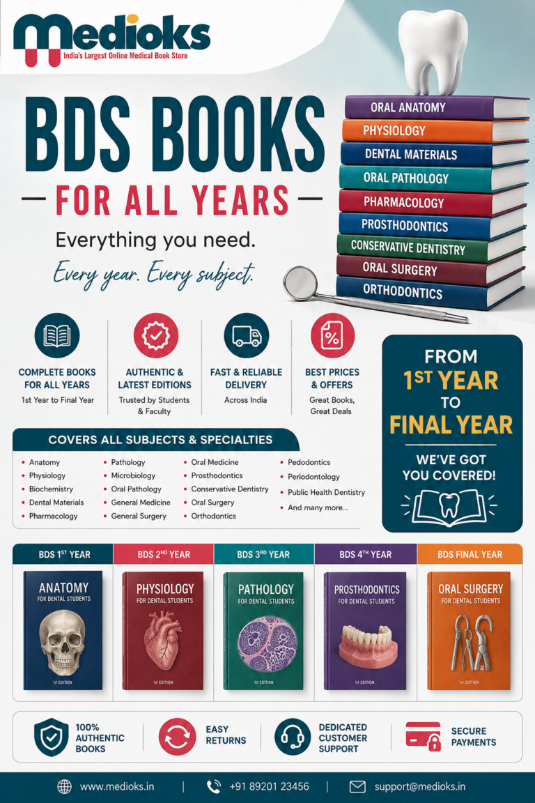 Complete Book List for BDS First Year Students (2026 Expert Guide)